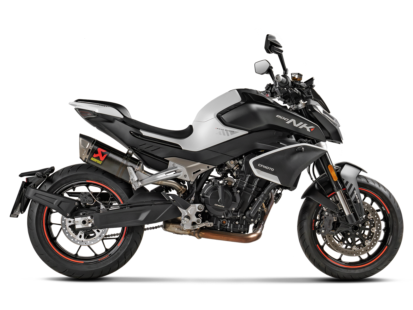 AKRAPOVIC S-CF8SO1-HAPLC CFMOTO 800NK (2024+) Slip-on Exhaust (carbon) – Accessories in the 2WheelsHero Motorcycle Aftermarket Accessories and Parts Online Shop