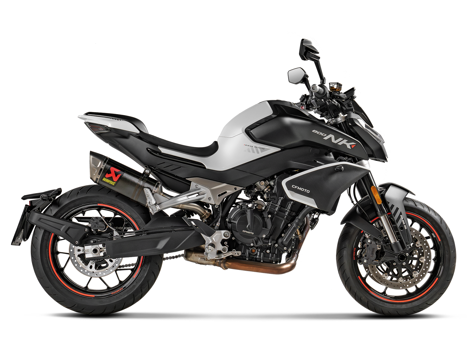 AKRAPOVIC S-CF8SO1-HAPLC CFMOTO 800NK (2024+) Slip-on Exhaust (carbon) – Accessories in the 2WheelsHero Motorcycle Aftermarket Accessories and Parts Online Shop