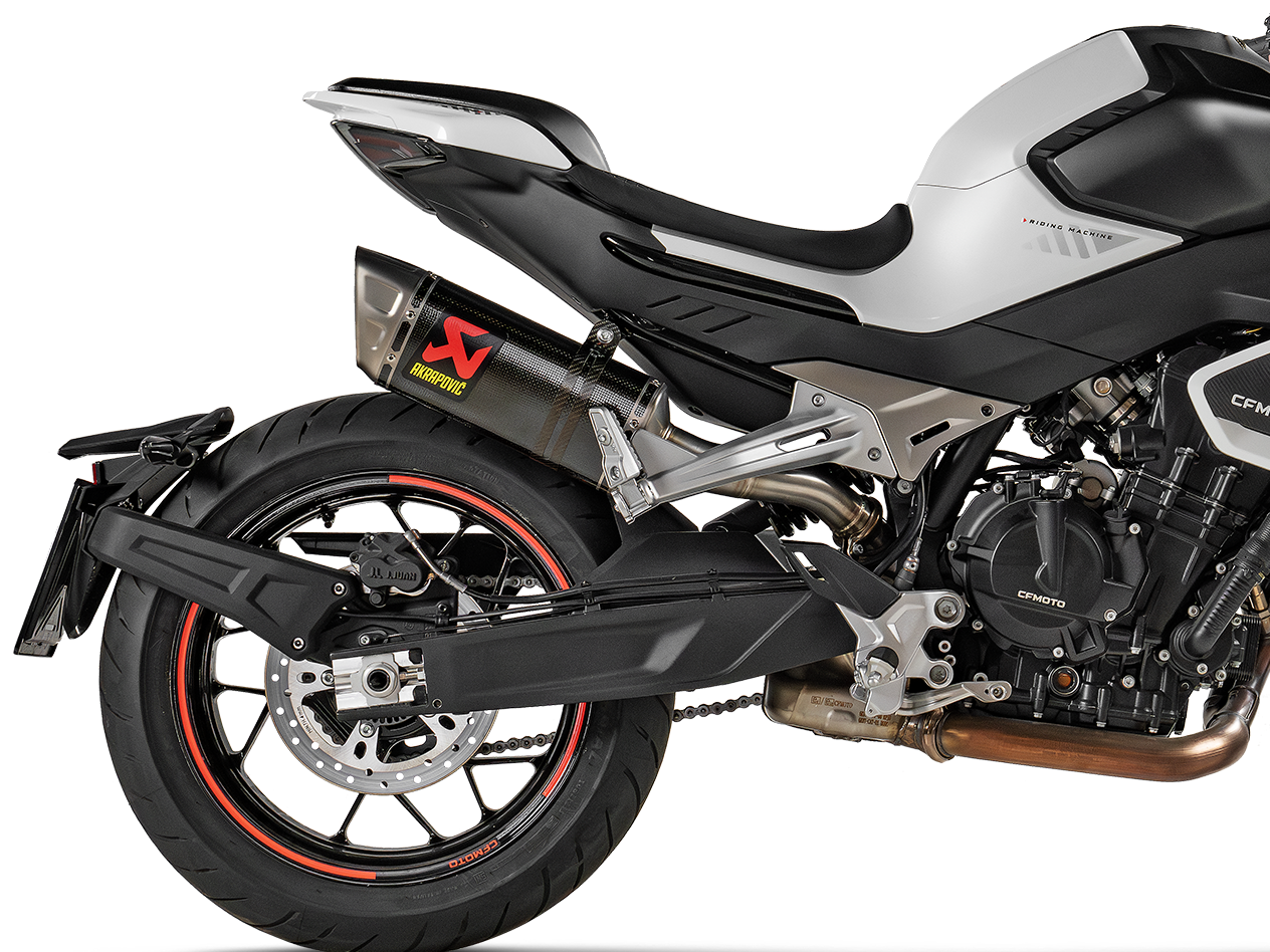AKRAPOVIC S-CF8SO1-HAPLC CFMOTO 800NK (2024+) Slip-on Exhaust (carbon) – Accessories in the 2WheelsHero Motorcycle Aftermarket Accessories and Parts Online Shop