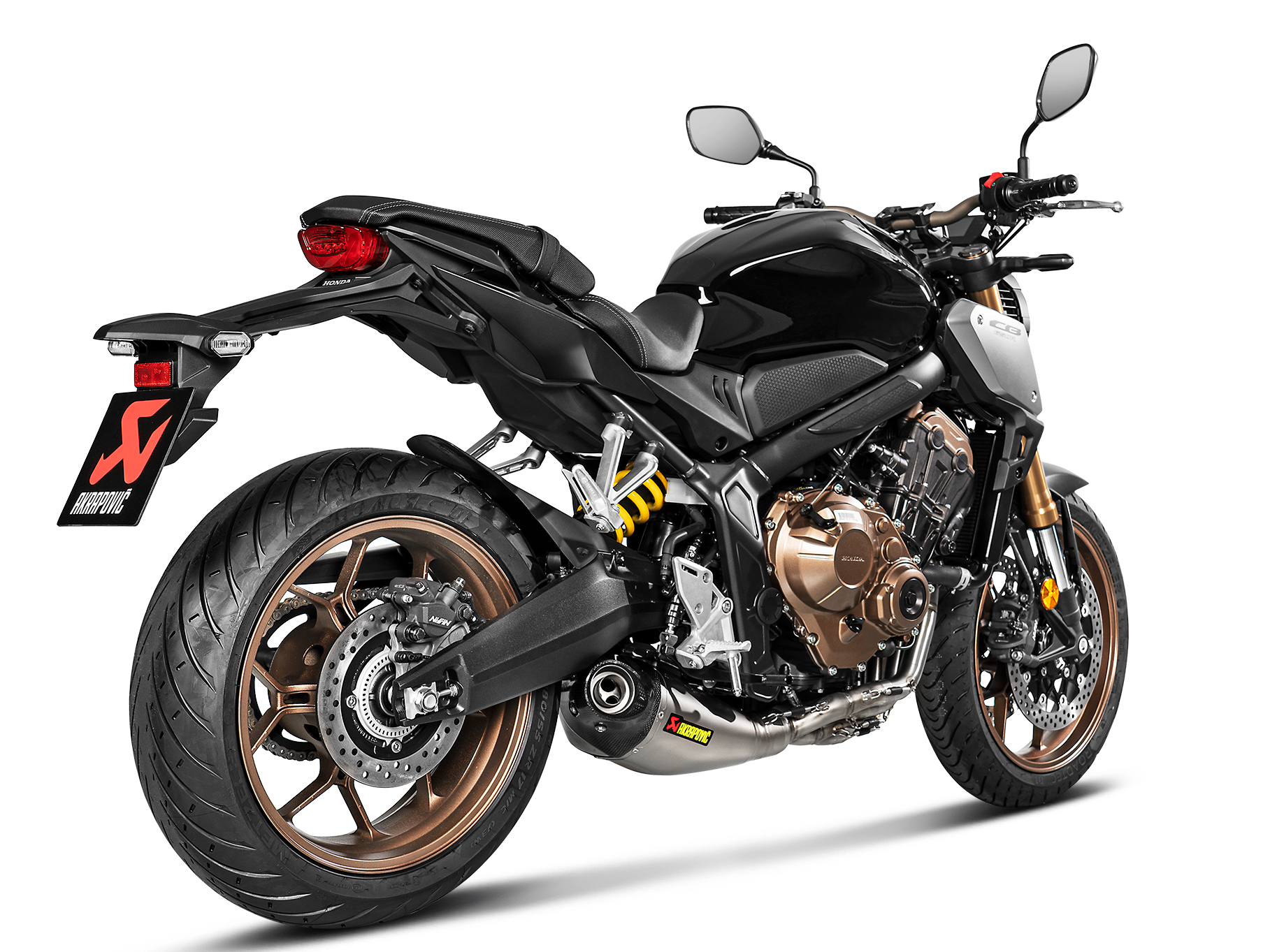 AKRAPOVIC S-H6R14-HEGEHT Honda CB650F / CB650R (2020+) Exhaust System "Racing Line" (titanium) – Accessories in the 2WheelsHero Motorcycle Aftermarket Accessories and Parts Online Shop