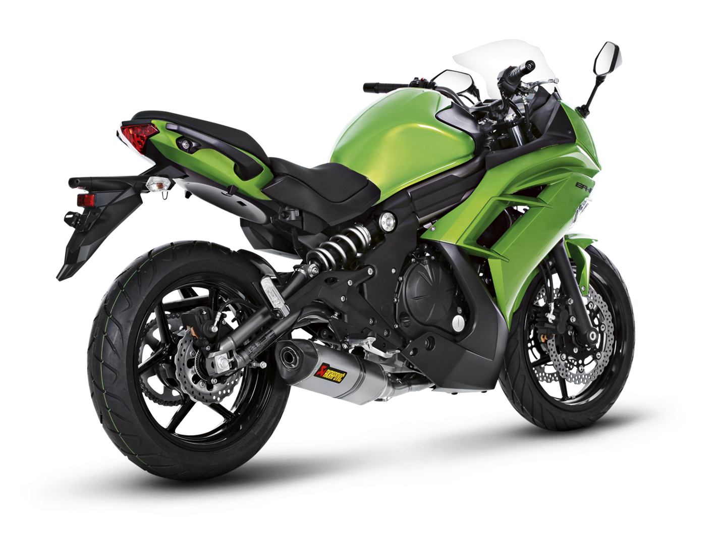 AKRAPOVIC S-K6R7-HT Kawasaki ER-6N / F / Ninja 650 (2016+) Exhaust System "Racing Line" (titanium) – Accessories in the 2WheelsHero Motorcycle Aftermarket Accessories and Parts Online Shop
