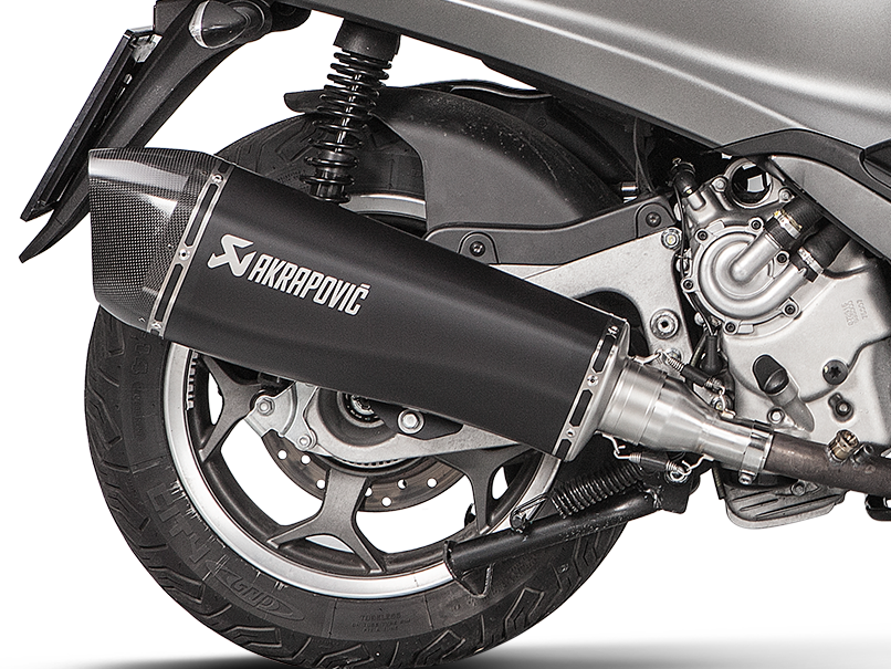 AKRAPOVIC S-PI5SO1-HRAASSBL Piaggio MP3 500/500 LT / HPE (2020+) Slip-On Exhaust (SS) – Accessories in the 2WheelsHero Motorcycle Aftermarket Accessories and Parts Online Shop