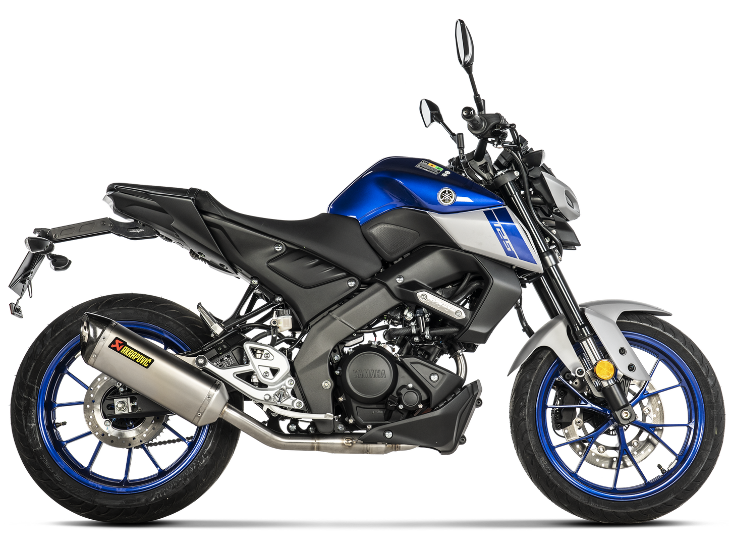 AKRAPOVIC S-Y125R8-HZT Yamaha MT-125 / YZF-R125 / R15 (2021+) Exhaust System "Racing Line" (titanium) – Accessories in the 2WheelsHero Motorcycle Aftermarket Accessories and Parts Online Shop