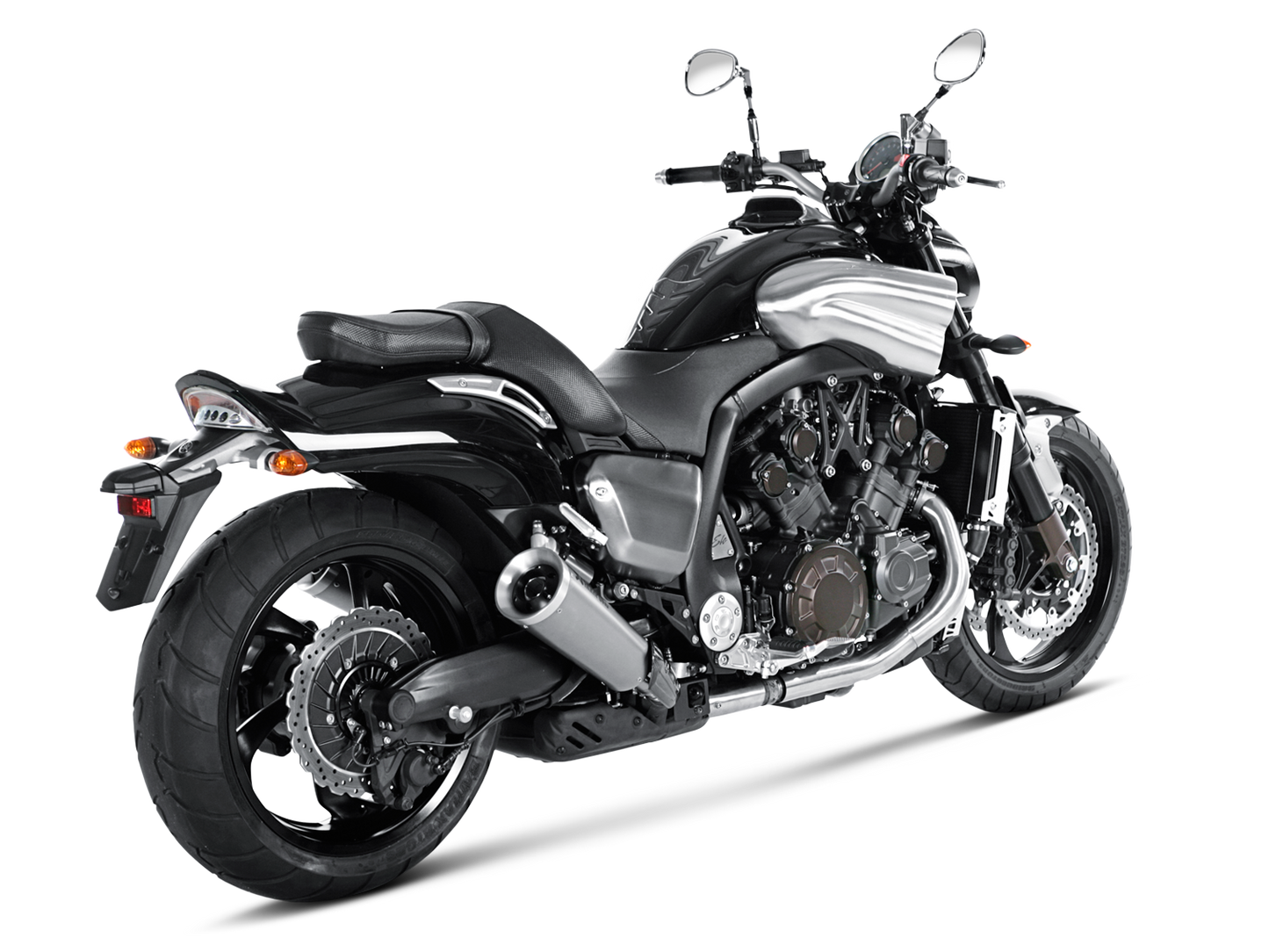 AKRAPOVIC S-Y17SO1-HBAV Yamaha V-MAX (2016+) Slip-on Exhaust (titanium) – Accessories in the 2WheelsHero Motorcycle Aftermarket Accessories and Parts Online Shop