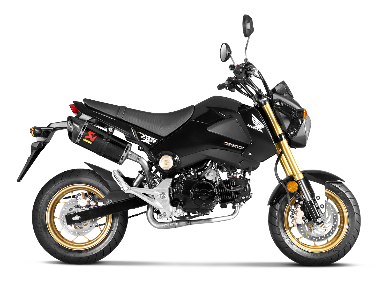 AKRAPOVIC E-H125E1 Honda MSX125 / Grom (2015+) Optional Header Exhaust (titanium) – Accessories in the 2WheelsHero Motorcycle Aftermarket Accessories and Parts Online Shop