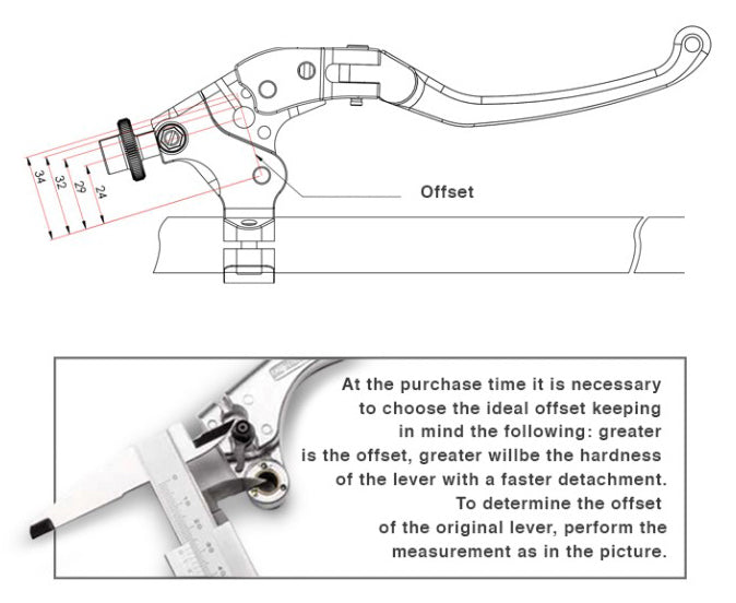 LCF - BONAMICI RACING Italian Motorcycles Clutch Master Cylinder (not adjustable lever) – Accessories in the 2WheelsHero Motorcycle Aftermarket Accessories and Parts Online Shop