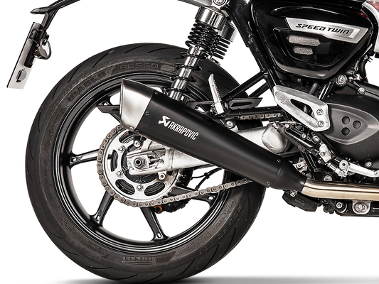 AKRAPOVIC S-T12SO2-HCQTBL Triumph Speed Twin (2020+) Slip-On Exhaust (titanium) – Accessories in the 2WheelsHero Motorcycle Aftermarket Accessories and Parts Online Shop