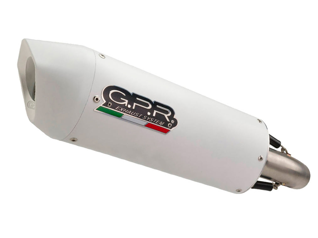 GPR Suzuki RV125 Van Van Slip-on Exhaust "Albus Ceramic" (EU homologated)