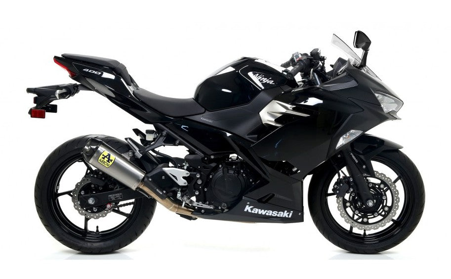 ARROW 71213CKZ Kawasaki Ninja 400 (2018+) Titanium Full Exhaust System "Competition Evo Works" (racing) – Accessories in the 2WheelsHero Motorcycle Aftermarket Accessories and Parts Online Shop