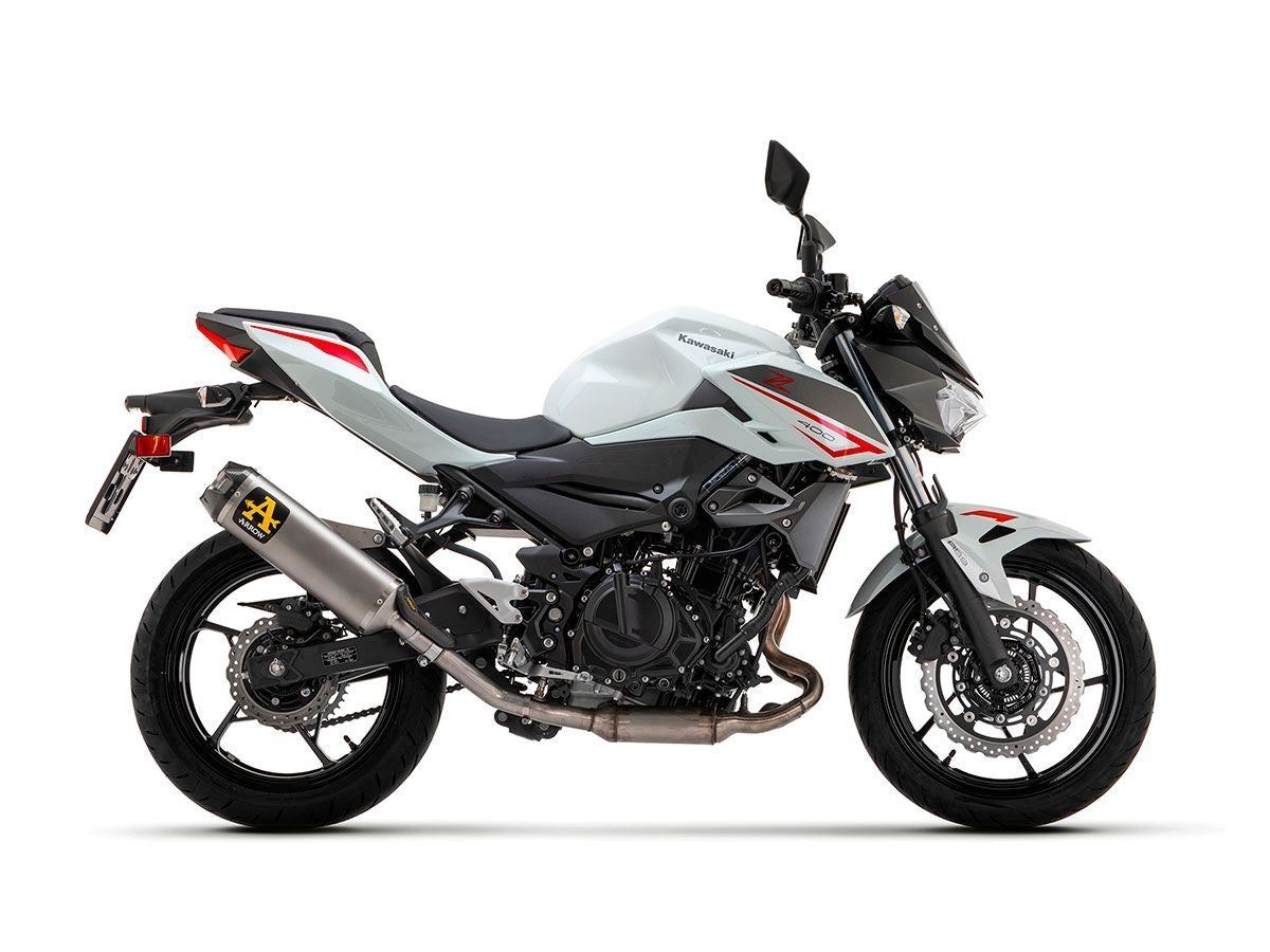 ARROW Kawasaki Z400 (2023+) Titanium Slip-on Exhaust – Factory Racing