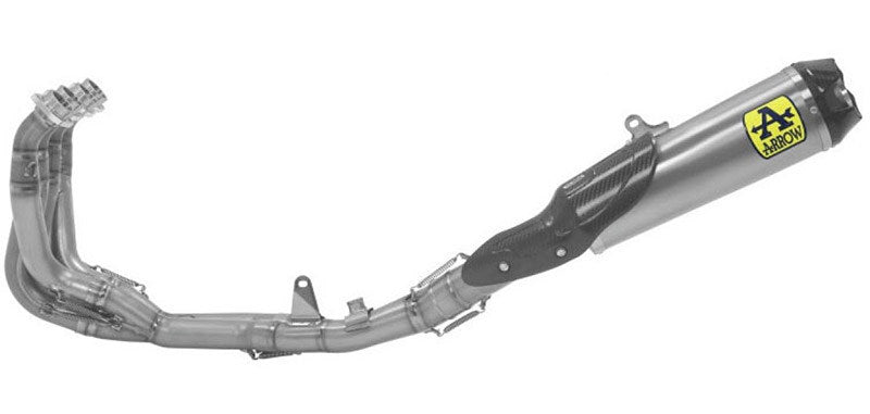 ARROW 71196CKZ Yamaha R6 (2017+) Titanium Full Exhaust System "Competition Evo Works" (racing) – Accessories in the 2WheelsHero Motorcycle Aftermarket Accessories and Parts Online Shop
