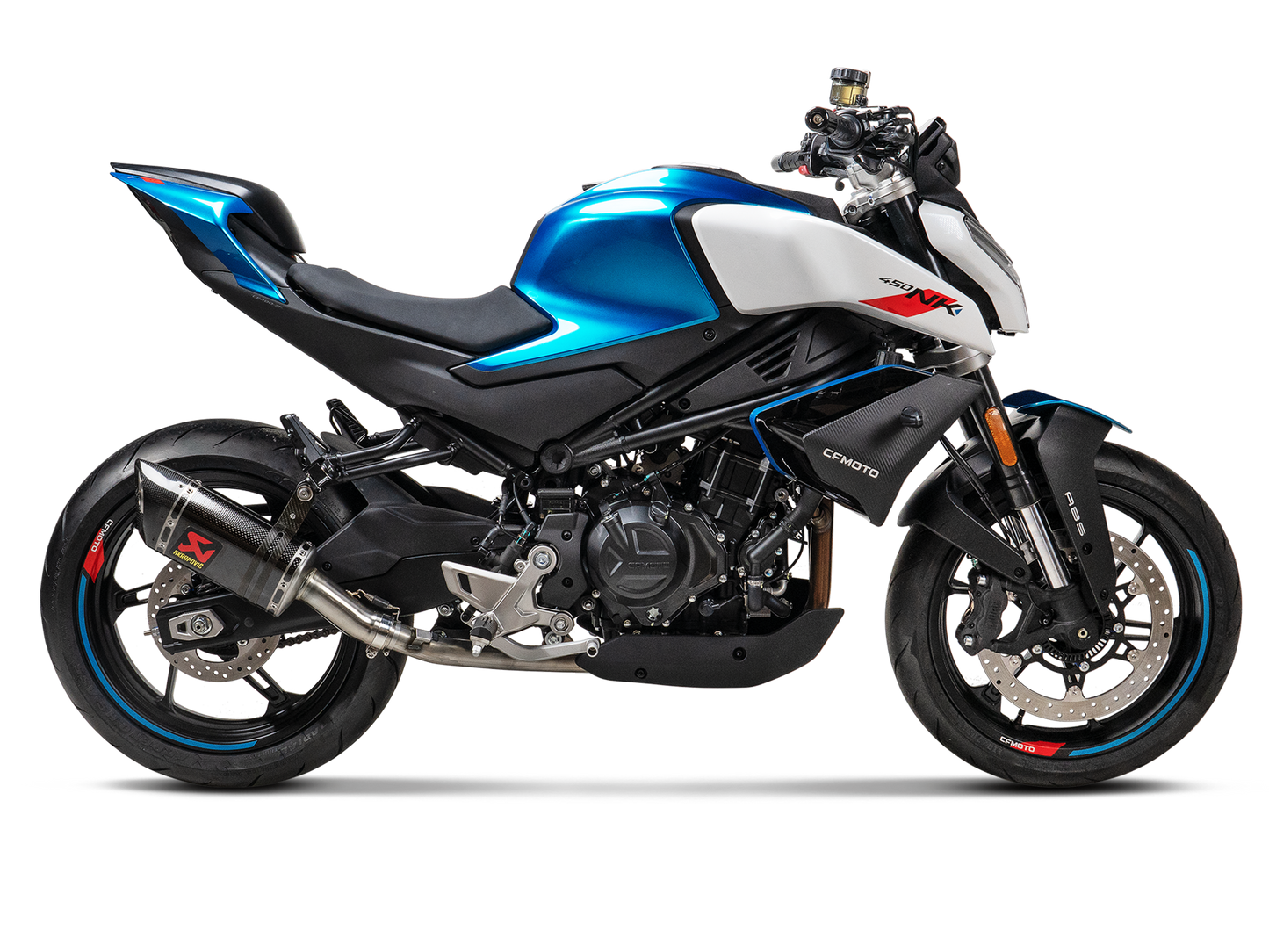 AKRAPOVIC S-CF4SO1-APC CFMOTO 450SR / 450NK (2024+) Slip-on Exhaust (carbon) – Accessories in the 2WheelsHero Motorcycle Aftermarket Accessories and Parts Online Shop