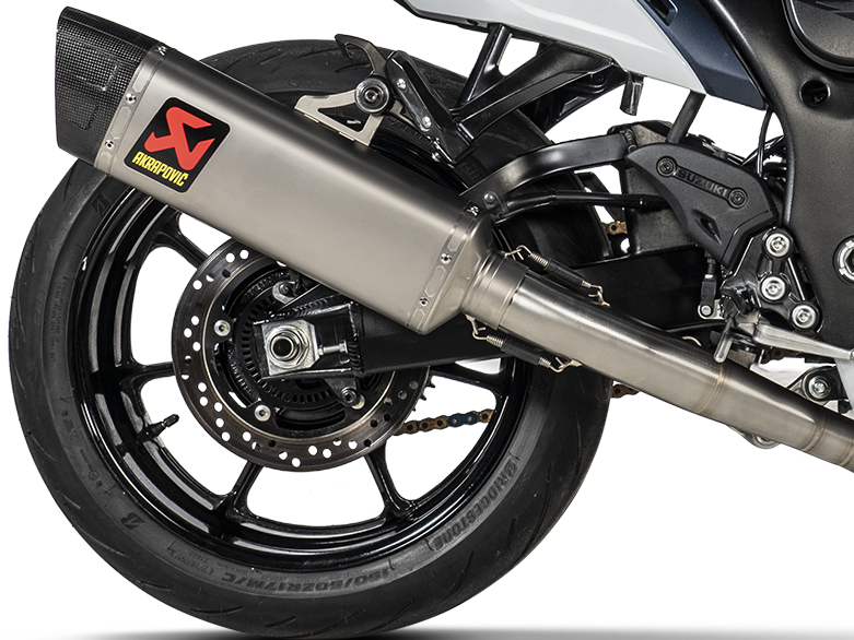 AKRAPOVIC S-S13R1-APLT Suzuki GSX-1300R Hayabusa (2025+) Exhaust System "Racing Line" (titanium) – Accessories in the 2WheelsHero Motorcycle Aftermarket Accessories and Parts Online Shop