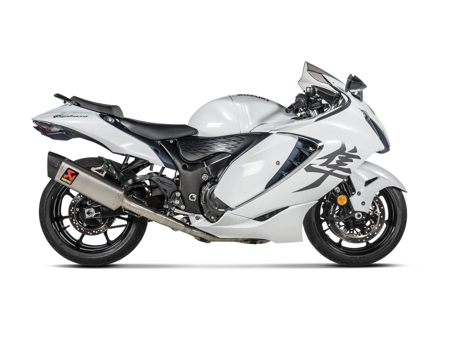 AKRAPOVIC S-S13R1-APLT Suzuki GSX-1300R Hayabusa (2025+) Exhaust System "Racing Line" (titanium) – Accessories in the 2WheelsHero Motorcycle Aftermarket Accessories and Parts Online Shop