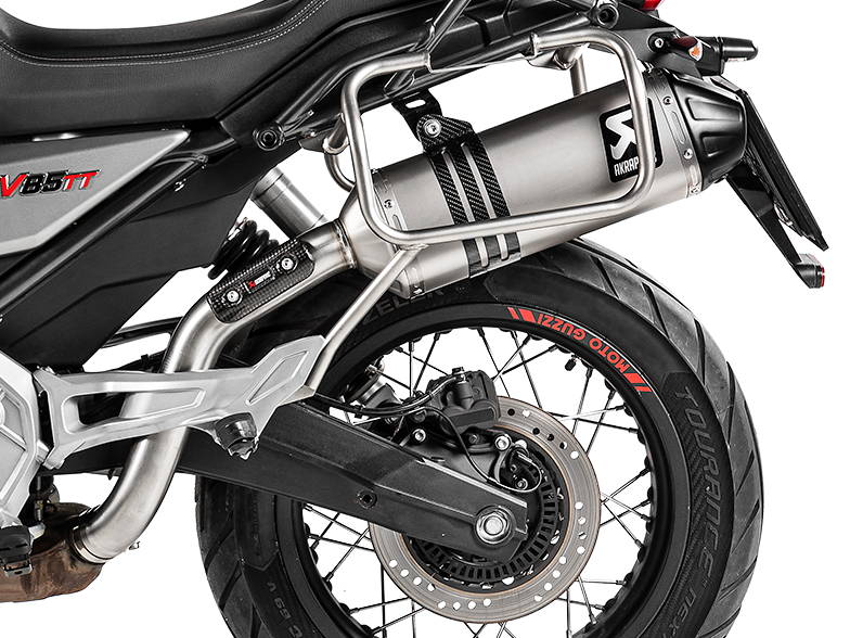 AKRAPOVIC S-MG8SO2-HFTT Moto Guzzi V85 TT (2024+) Slip-On Exhaust (titanium) – Accessories in the 2WheelsHero Motorcycle Aftermarket Accessories and Parts Online Shop