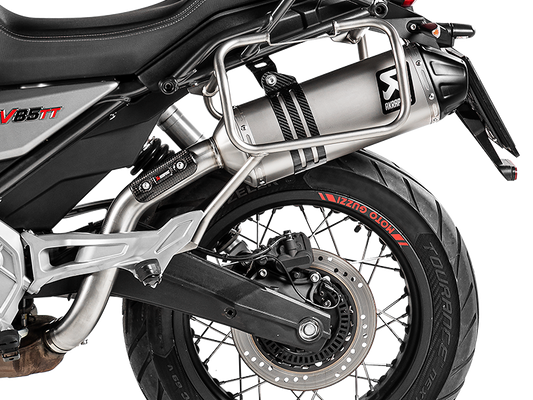AKRAPOVIC S-MG8SO2-HFTT Moto Guzzi V85 TT (2024+) Slip-On Exhaust (titanium) – Accessories in the 2WheelsHero Motorcycle Aftermarket Accessories and Parts Online Shop