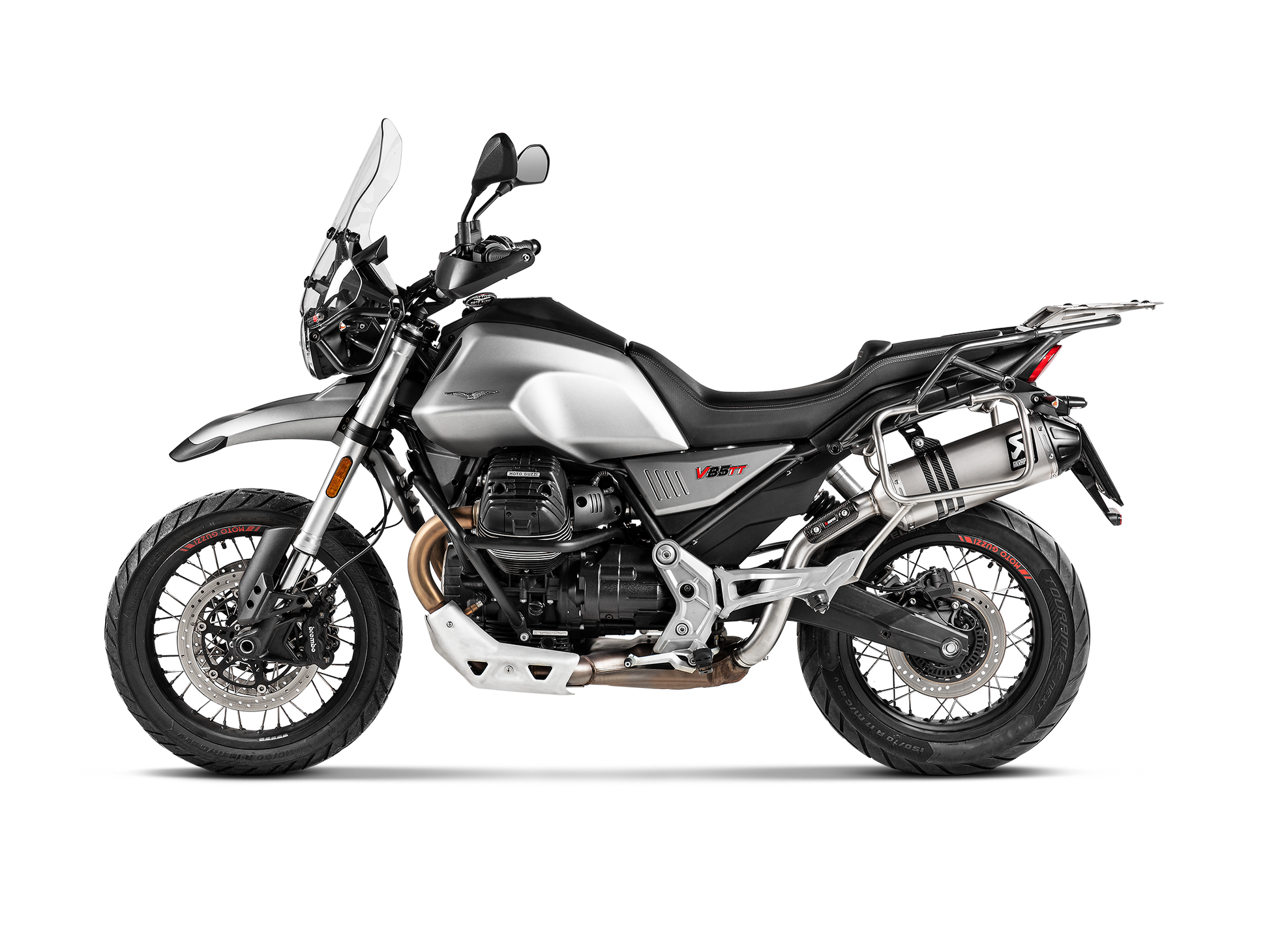 AKRAPOVIC S-MG8SO2-HFTT Moto Guzzi V85 TT (2024+) Slip-On Exhaust (titanium) – Accessories in the 2WheelsHero Motorcycle Aftermarket Accessories and Parts Online Shop