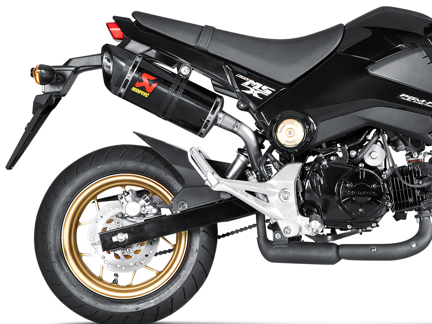 AKRAPOVIC S-H125SO1-HAPC Honda MSX125 / Grom (2015+) Slip-on Exhaust (carbon) – Accessories in the 2WheelsHero Motorcycle Aftermarket Accessories and Parts Online Shop