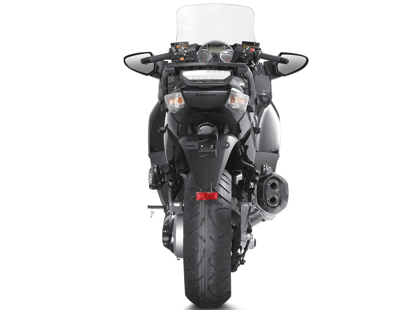 AKRAPOVIC S-K14SO5-HZAAT Kawasaki 1400 GTR / Concours 14 (2017+) Slip-on Exhaust (titanium) – Accessories in the 2WheelsHero Motorcycle Aftermarket Accessories and Parts Online Shop