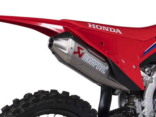 AKRAPOVIC S-H4MET16-FDHLTA Honda CRF450R / 450RX (2024+) Exhaust System "Evolution Line" (titanium) – Accessories in the 2WheelsHero Motorcycle Aftermarket Accessories and Parts Online Shop