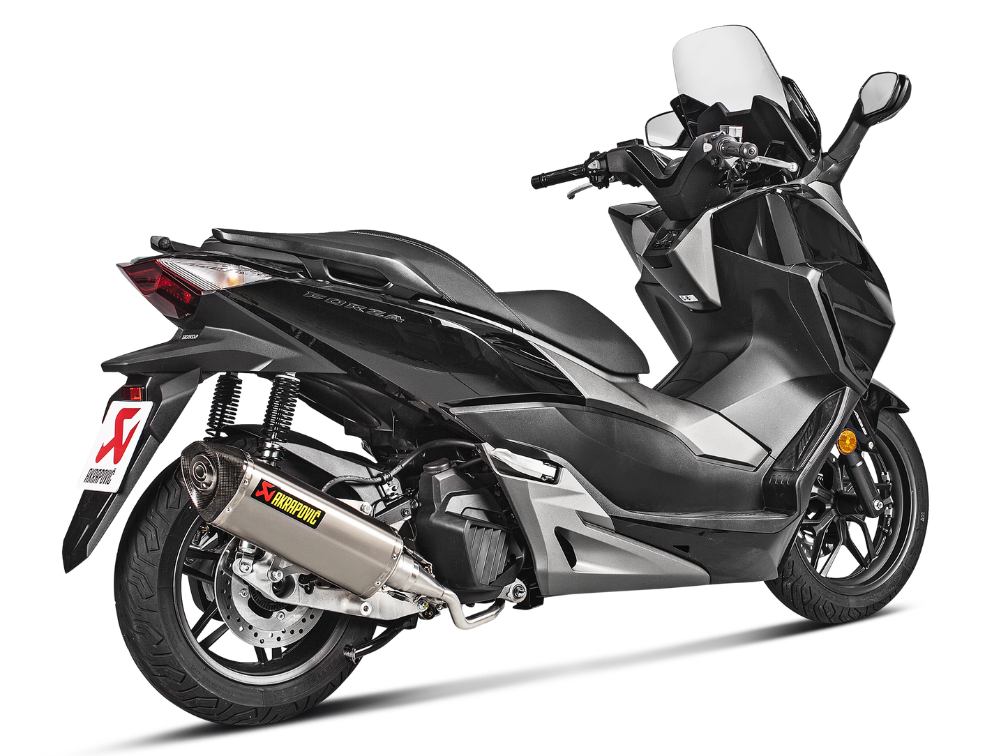 AKRAPOVIC S-H125R5-HRSS Honda NSS125 Forza (2020+) Exhaust System "Racing Line" (SS) – Accessories in the 2WheelsHero Motorcycle Aftermarket Accessories and Parts Online Shop