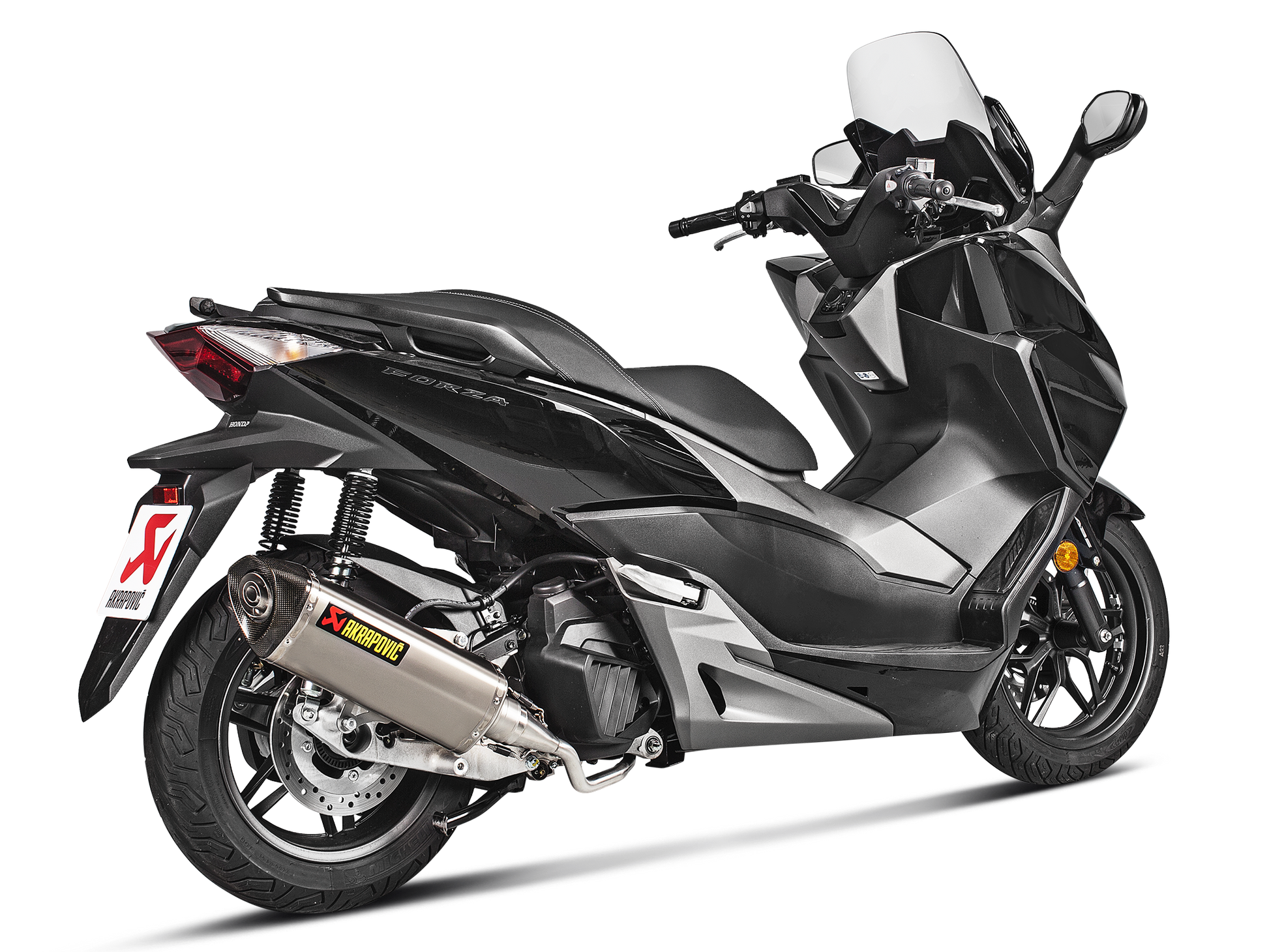 AKRAPOVIC S-H125R5-HRSS Honda NSS125 Forza (2020+) Exhaust System "Racing Line" (SS) – Accessories in the 2WheelsHero Motorcycle Aftermarket Accessories and Parts Online Shop