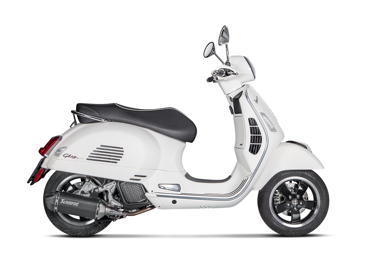 AKRAPOVIC S-VE125SO1-HZBL Vespa GTS 125 / Super / Sport / Tech (2020+) Slip-On Exhaust (SS) – Accessories in the 2WheelsHero Motorcycle Aftermarket Accessories and Parts Online Shop