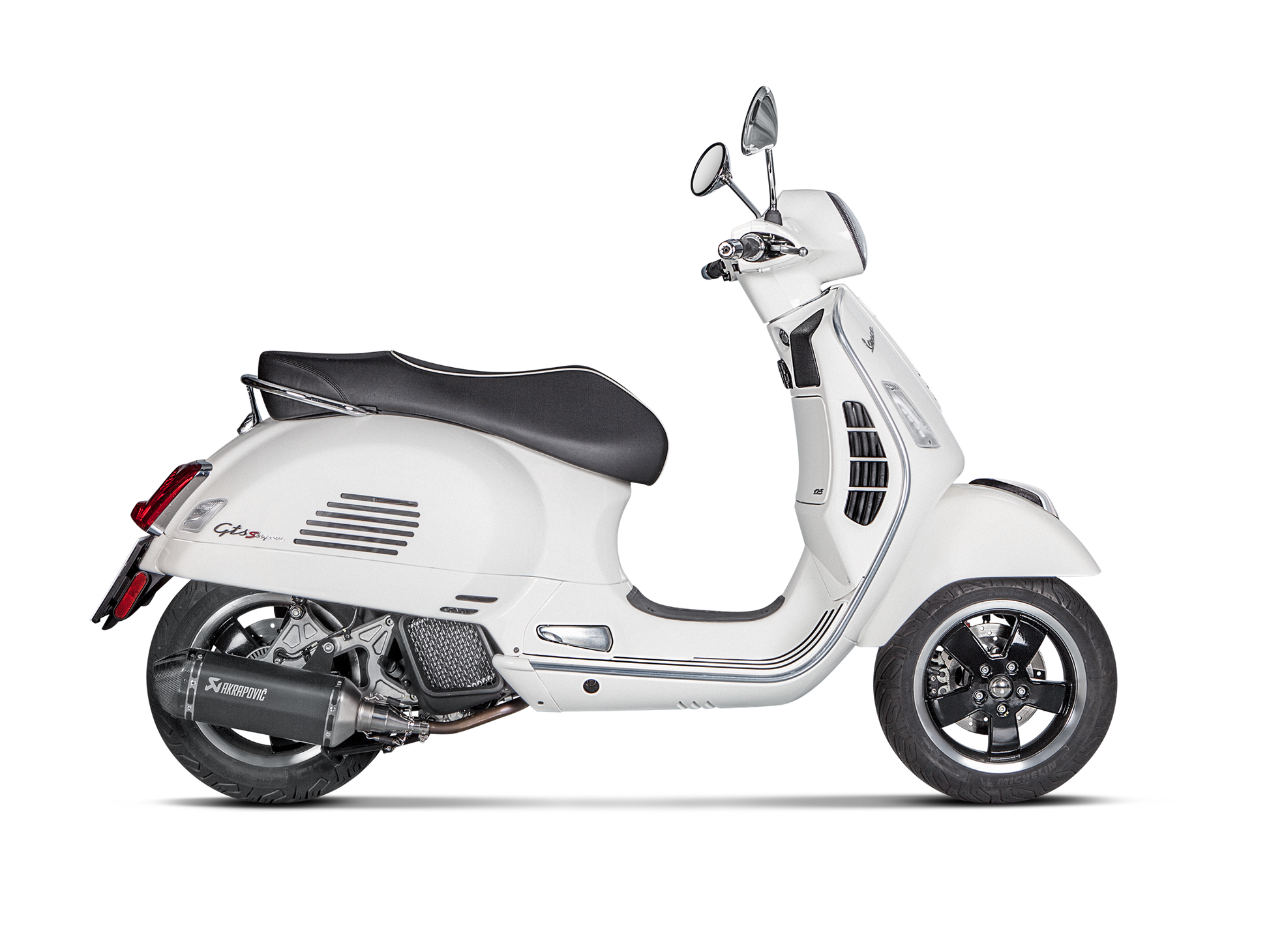 AKRAPOVIC S-VE125SO1-HZBL Vespa GTS 125 / Super / Sport / Tech (2020+) Slip-On Exhaust (SS) – Accessories in the 2WheelsHero Motorcycle Aftermarket Accessories and Parts Online Shop