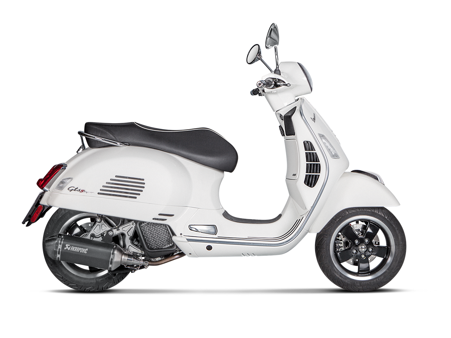 AKRAPOVIC S-VE125SO1-HZBL Vespa GTS 125 / Super / Sport / Tech (2020+) Slip-On Exhaust (SS) – Accessories in the 2WheelsHero Motorcycle Aftermarket Accessories and Parts Online Shop