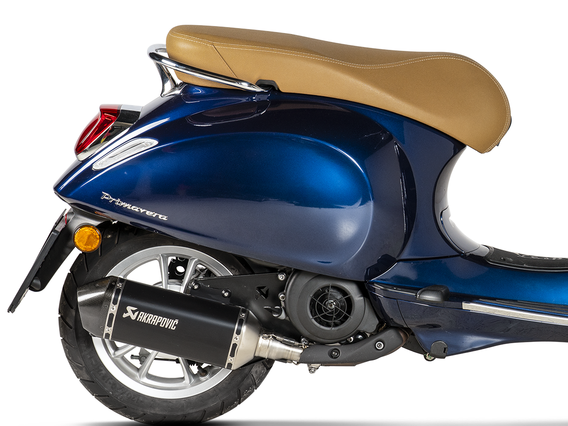 AKRAPOVIC S-VE125SO3-HZBL Vespa Primavera / Sprint 3V (2022+) Slip-On Exhaust (SS) – Accessories in the 2WheelsHero Motorcycle Aftermarket Accessories and Parts Online Shop