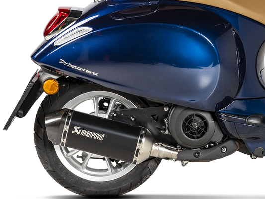 AKRAPOVIC S-VE125SO3-HZBL Vespa Primavera 150ie 3V (2022+) Slip-On Exhaust (SS) – Accessories in the 2WheelsHero Motorcycle Aftermarket Accessories and Parts Online Shop