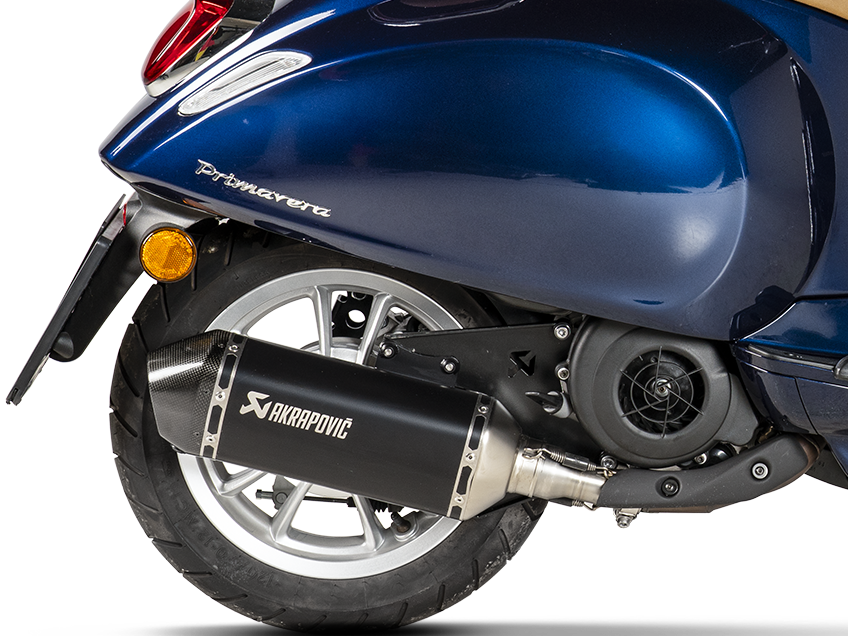 AKRAPOVIC S-VE125SO3-HZBL Vespa Sprint 150ie 3V (2022+) Slip-On Exhaust (SS) – Accessories in the 2WheelsHero Motorcycle Aftermarket Accessories and Parts Online Shop