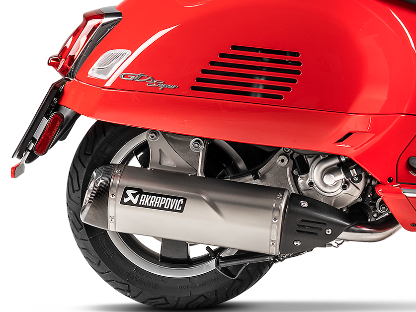 AKRAPOVIC S-VE3SO9-HRSS Vespa GTS Super 300 / Sei Giorni / Tech (2020+) Slip-On Exhaust (SS) – Accessories in the 2WheelsHero Motorcycle Aftermarket Accessories and Parts Online Shop