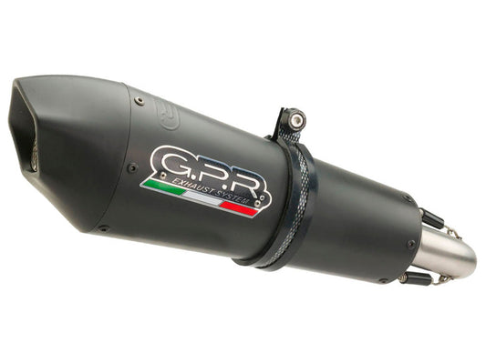 GPR Suzuki DL650 V-Strom (2017+) Full Exhaust System "GP Evo 4 Black Titanium" (EU homologated)