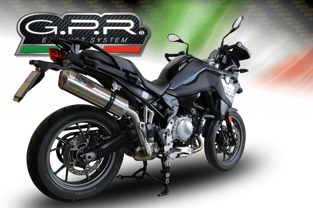 GPR BMW F750GS Slip-on Exhaust "Satinox" (EU homologated)