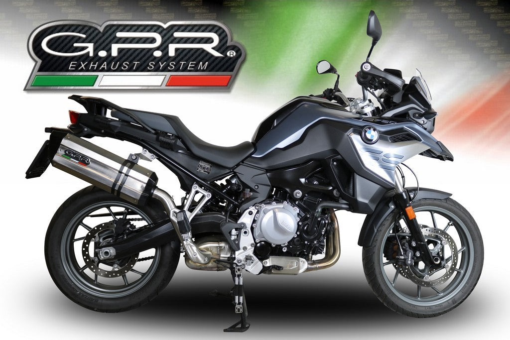 GPR BMW F750GS Slip-on Exhaust "Sonic Inox" (EU homologated)