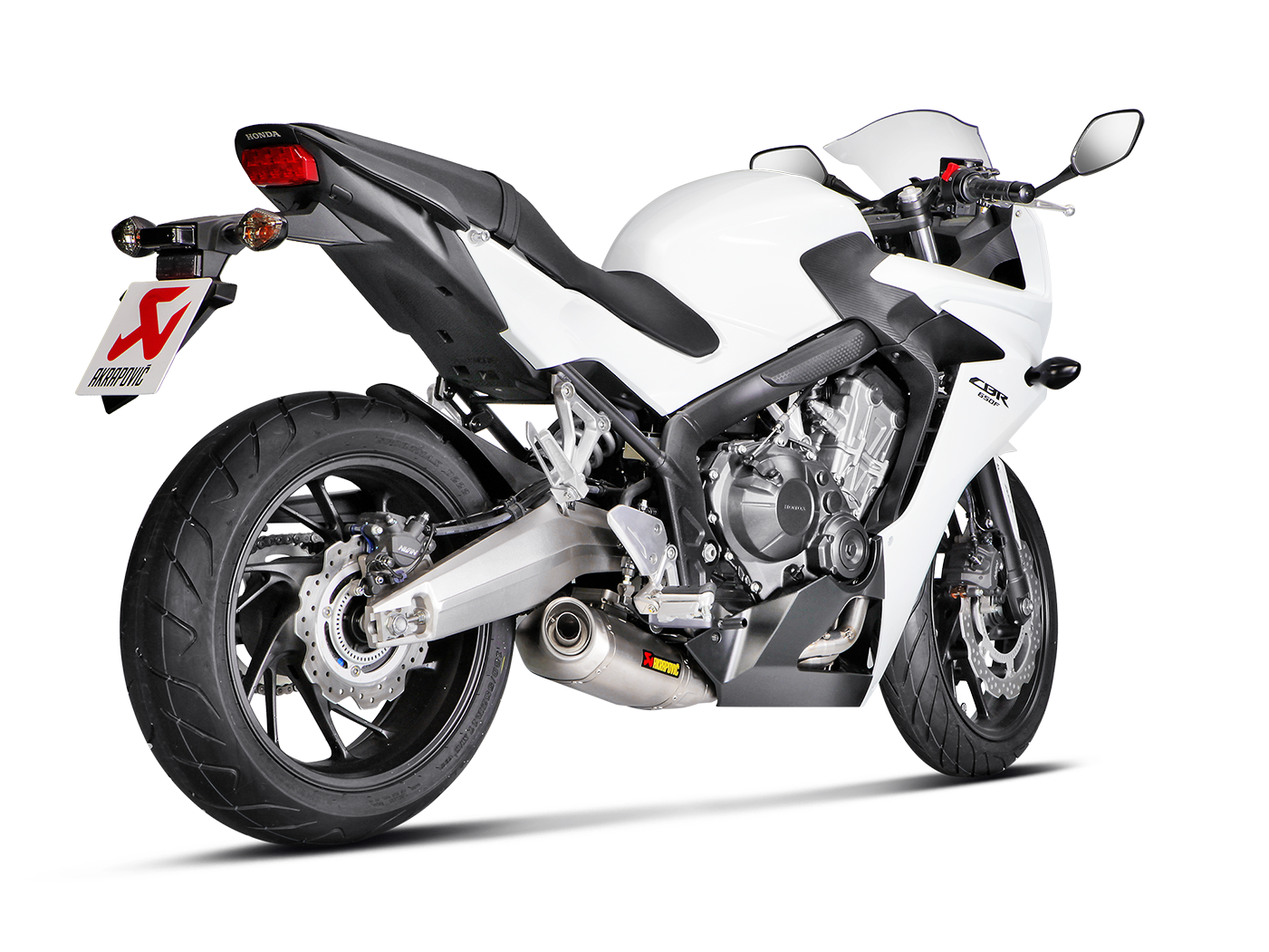 AKRAPOVIC S-H6R12-HAFT Honda CB650F / CBR650F (2016+) Exhaust System "Racing Line" (titanium) – Accessories in the 2WheelsHero Motorcycle Aftermarket Accessories and Parts Online Shop