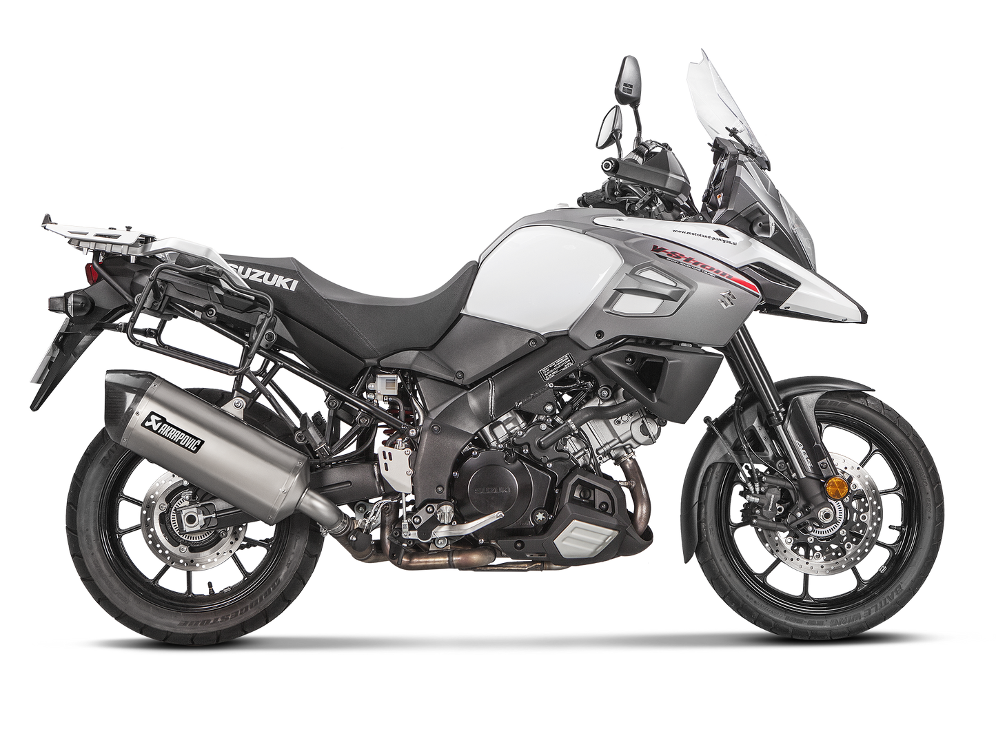 AKRAPOVIC S-S10SO14-HAFT Suzuki V-Strom 1000 (2019+) Slip-on Exhaust (titanium) – Accessories in the 2WheelsHero Motorcycle Aftermarket Accessories and Parts Online Shop
