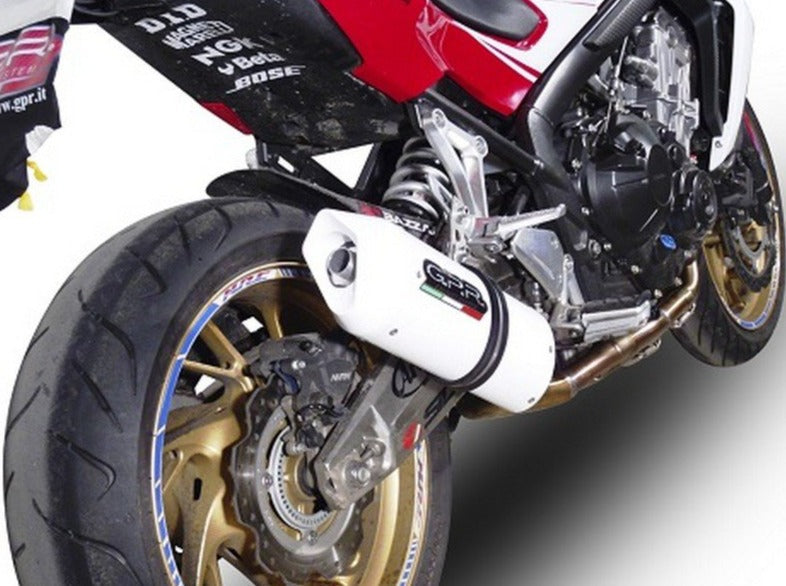GPR Honda CB650F Full Exhaust System "Albus Ceramic" (EU homologated)