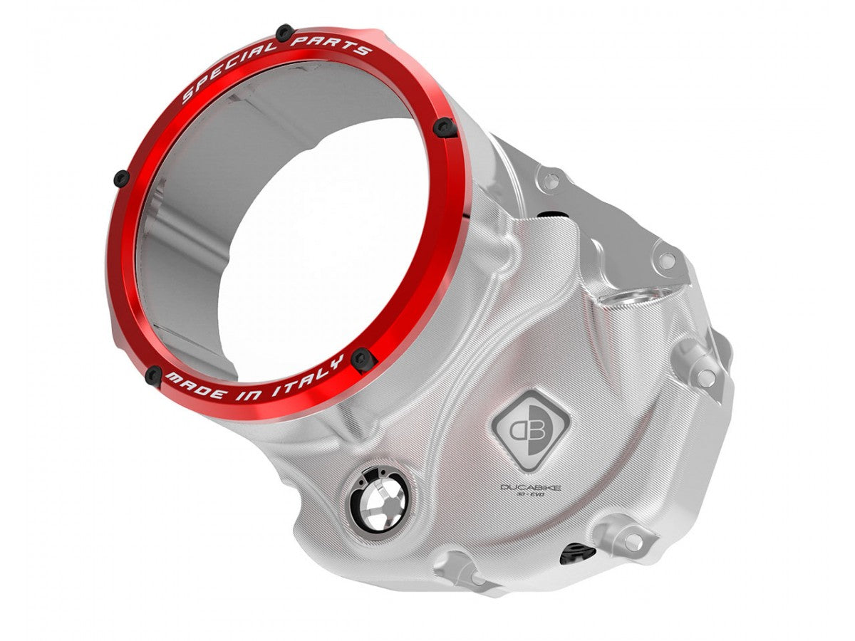 CCDV10 - DUCABIKE Ducati Oil Bath Clear Clutch Cover "3D Evo"