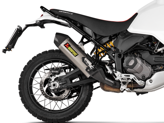 AKRAPOVIC S-D9SO19-HJAT Ducati DesertX (2024+) Slip-on Exhaust (titanium) – Accessories in the 2WheelsHero Motorcycle Aftermarket Accessories and Parts Online Shop