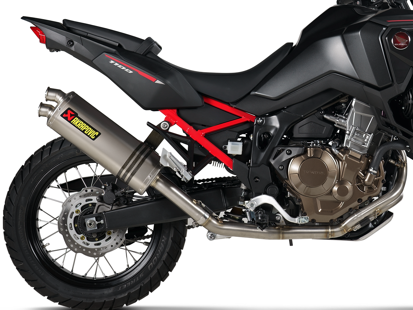 AKRAPOVIC S-H11R3-WT Honda CRF1100L Africa Twin (2025+) Exhaust System "Racing Line" (titanium) – Accessories in the 2WheelsHero Motorcycle Aftermarket Accessories and Parts Online Shop