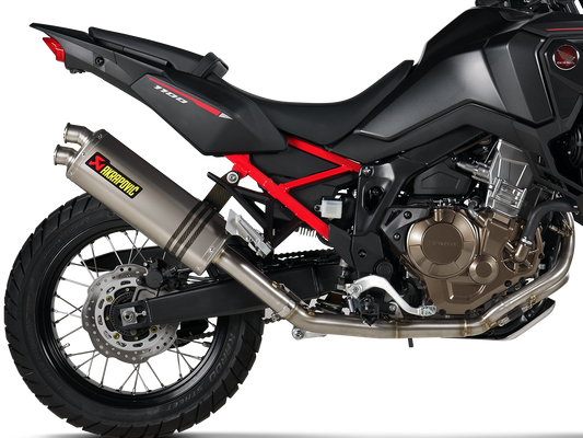 AKRAPOVIC S-H11R3-WT Honda CRF1100L Africa Twin (2025+) Exhaust System "Racing Line" (titanium) – Accessories in the 2WheelsHero Motorcycle Aftermarket Accessories and Parts Online Shop