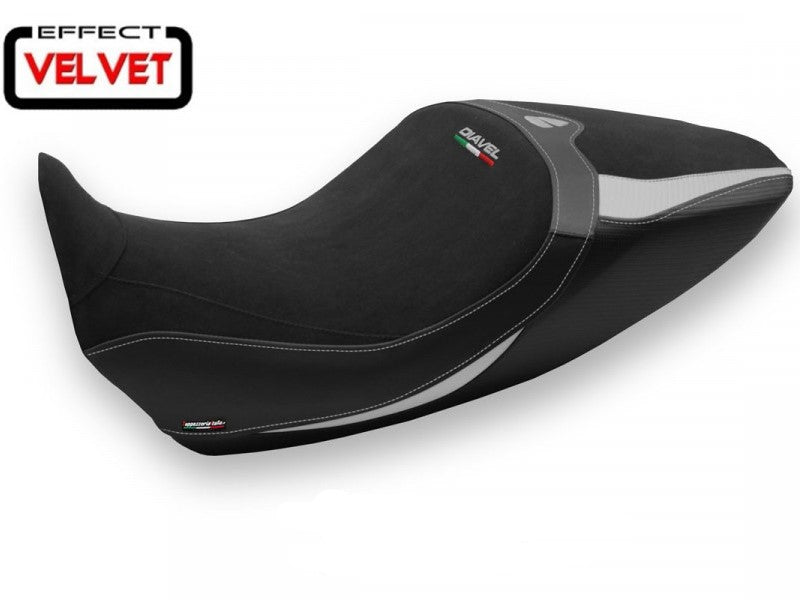 TAPPEZZERIA ITALIA Ducati Diavel 1260 (19/22) Velvet Seat Cover "Saranda 1"