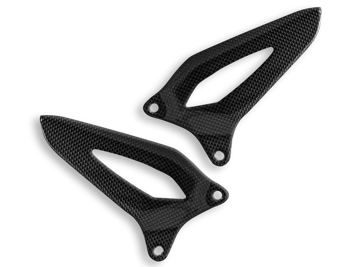 CRB69L - DBK Triumph Speed Triple 1200 RR / 1200 RS (2021+) Glossy Carbon Heel Guards