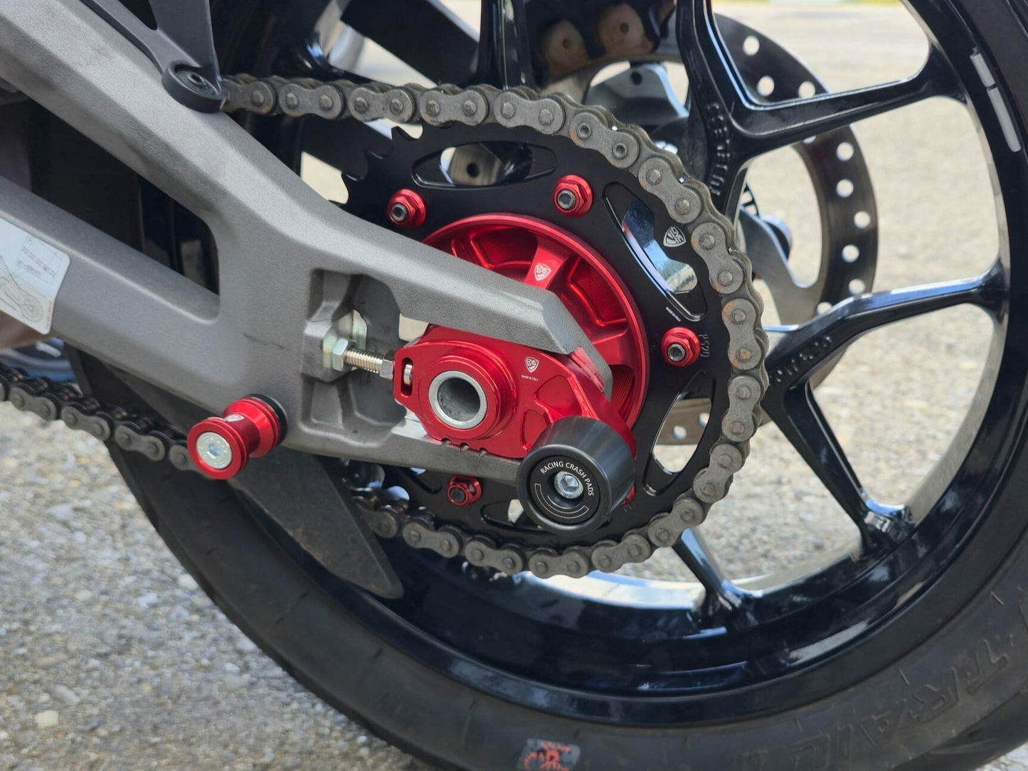 FC254 - CNC RACING Ducati Multistrada V2 (2025+) Rear Sprocket Flange – Accessories in the Factory Racing Motorcycle Aftermarket Accessories and Parts Online Shop