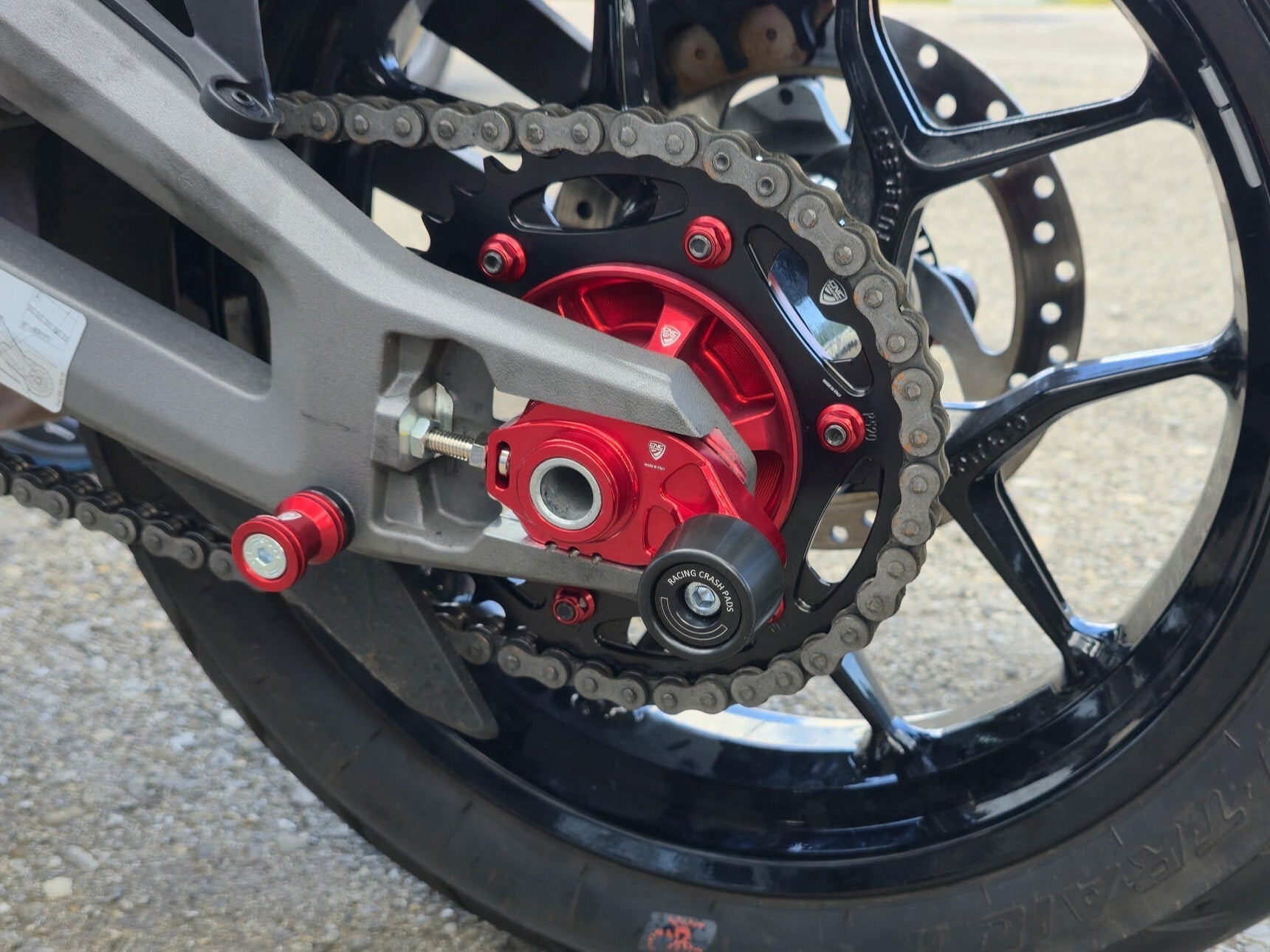 FC254 - CNC RACING Ducati Multistrada V2 (2025+) Rear Sprocket Flange – Accessories in the Factory Racing Motorcycle Aftermarket Accessories and Parts Online Shop