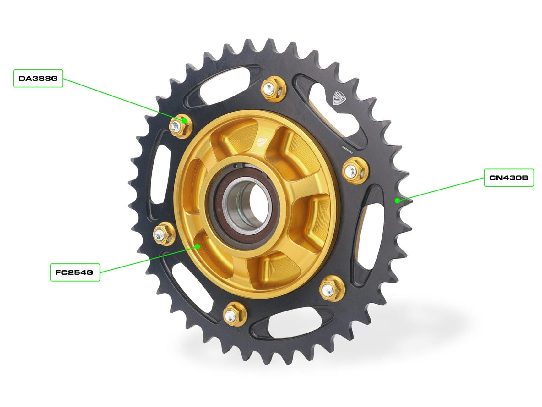 FC254 - CNC RACING Ducati Multistrada V2 (2025+) Rear Sprocket Flange – Accessories in the Factory Racing Motorcycle Aftermarket Accessories and Parts Online Shop
