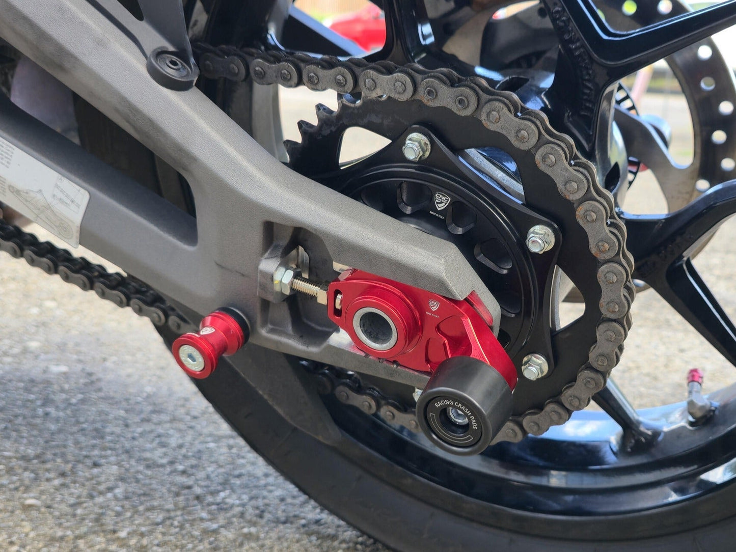 FCA01 - CNC RACING Ducati Multistrada V2 (2025+) Rear Sprocket Flange Cover – Accessories in the Factory Racing Motorcycle Aftermarket Accessories and Parts Online Shop