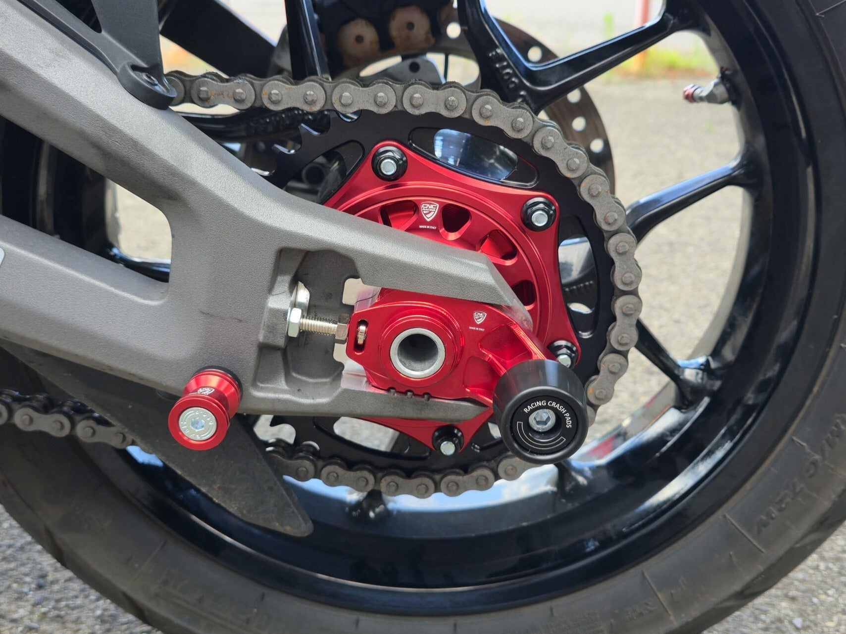 FCA01 - CNC RACING Ducati Multistrada V2 (2025+) Rear Sprocket Flange Cover – Accessories in the Factory Racing Motorcycle Aftermarket Accessories and Parts Online Shop